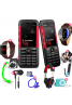 10 in 1 Bundle Offer , Nokia 5310 Mobile Phone ,Portable USB LED Lamp, Wired Earphones, Ring Holder, Headphone, Mobile Holder, Macra Watch, Yazol Watch, Selfie Stick, Mp3 Player